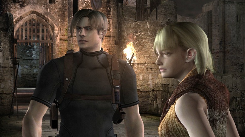 Resident Evil 4 castle leon ashley cutscene