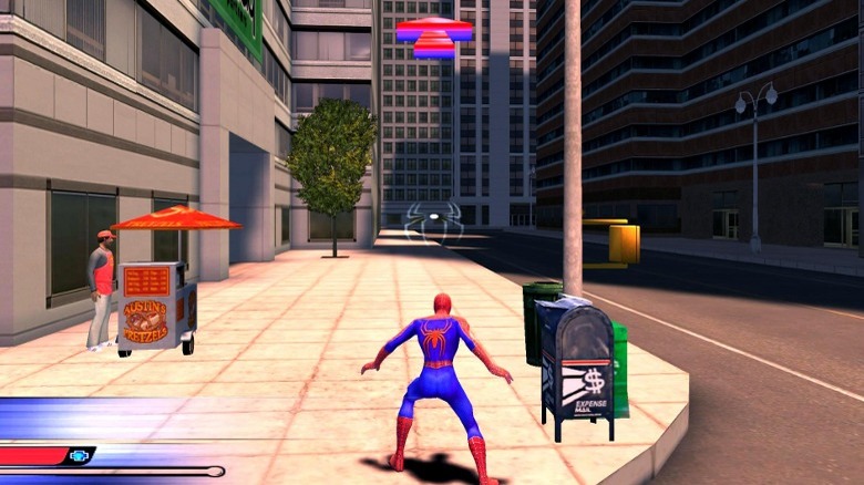 Marvel's Spider-man web slinging