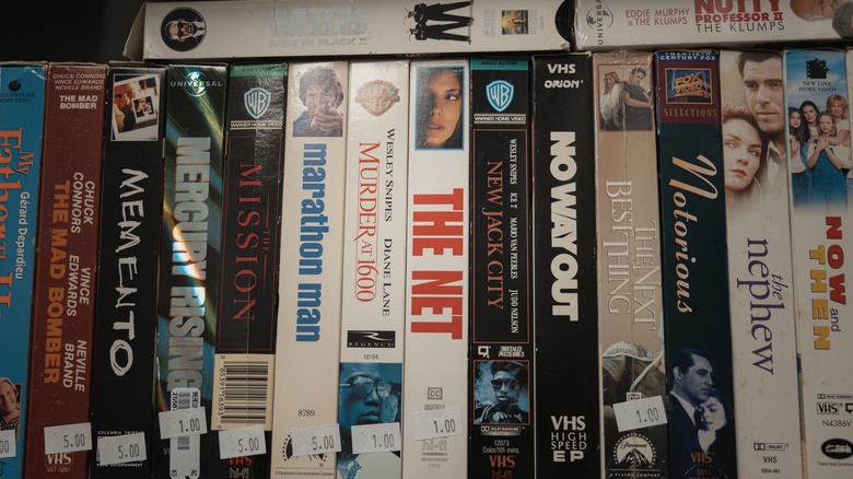 Collection of VHS video tapes