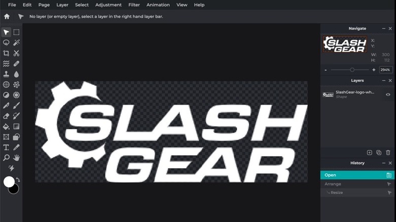 Pixlr dashboard