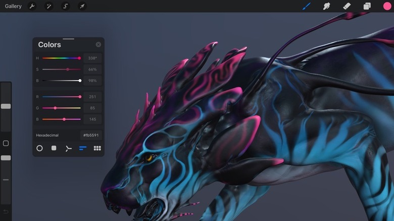 Procreate dashboard