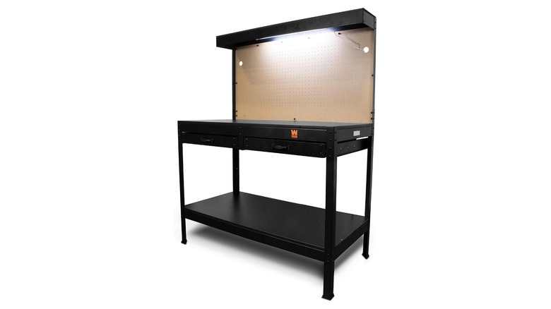 WEN 48-Inch Workbench with Integrated Power Outlets and Light