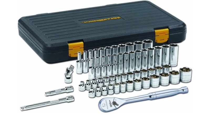 Tool case with silver drives