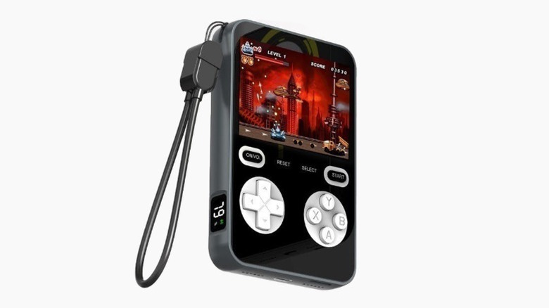 Mobile BOY retro game console and power bank