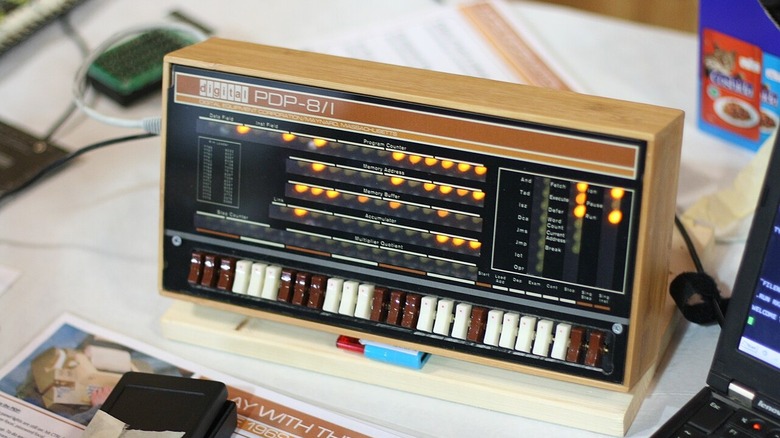 Working model of PDP-8/I vintage computer
