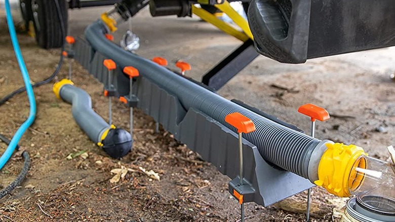 Camco RV sewer hose supports