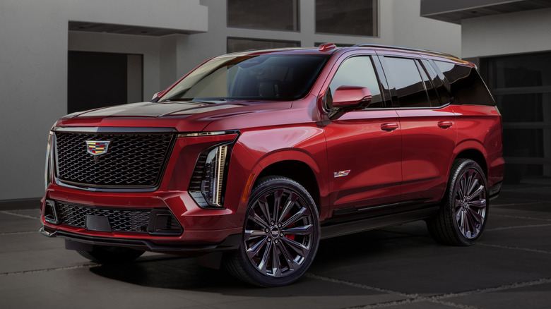 2025 Cadillac Escalade-V at a house