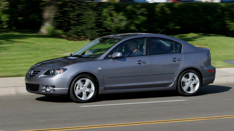2006 Mazda 3 on the road