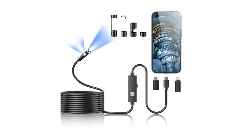 Kinpthy Endoscope Camera with iPhone