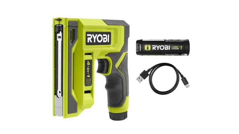 USB Lithium 4-In-1 Craft Stapler/Nailer Kit