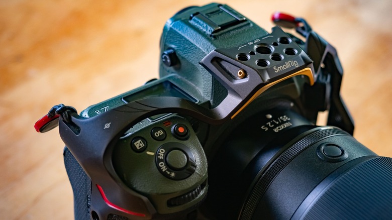 The SmallRig Night Eagle Camera Cage on a Nikon Z8.