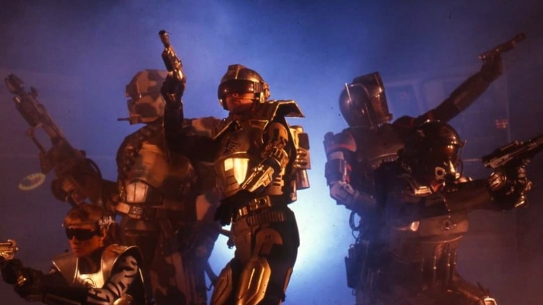 Captain power soldiers of the future action shot