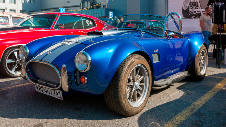 Electric blue original '66 Shelby Cobra