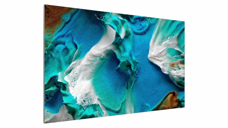 Samsung Micro LED Smart TV AI Processor visualization