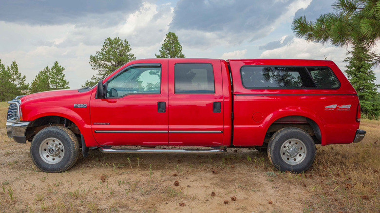 Ford truck with 7.3 liter diesel