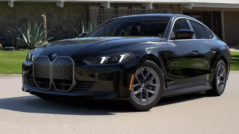 A black 2025 BMW i4
