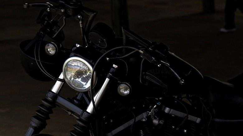 Headlight of a motorcycle