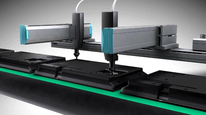 A single axis robot made by Yamaha