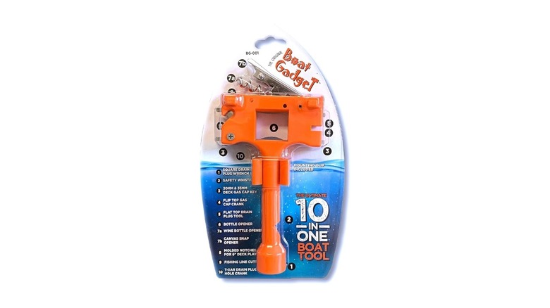 A 10-in-1 boat gadget tool