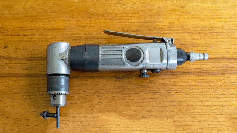 an air right angle drill