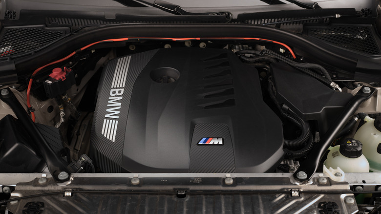 BMW X3 engine bay