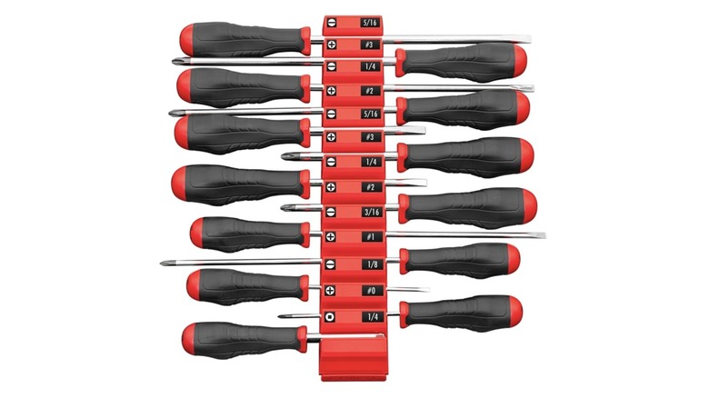 Ernst screwdriver organization rack