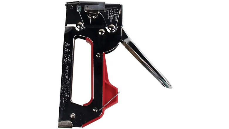Arrow T2025 Dual Purpose Staple Gun and Wire Tacker against a white background