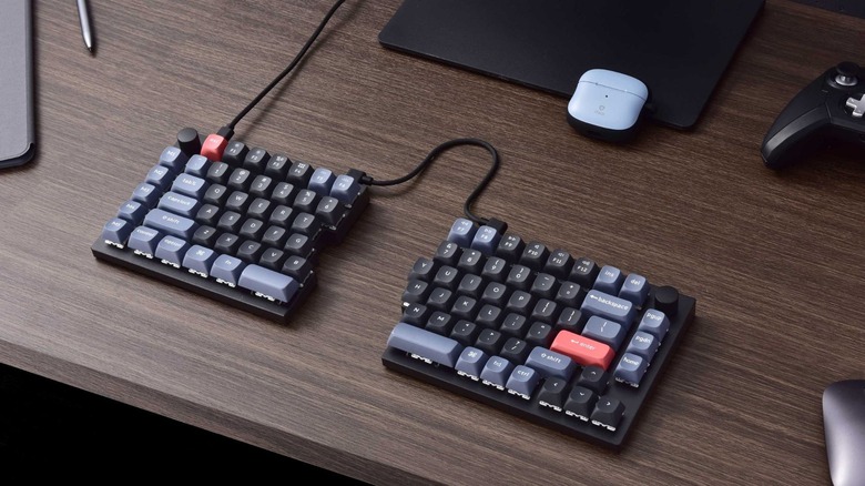 a keychron split keyboard