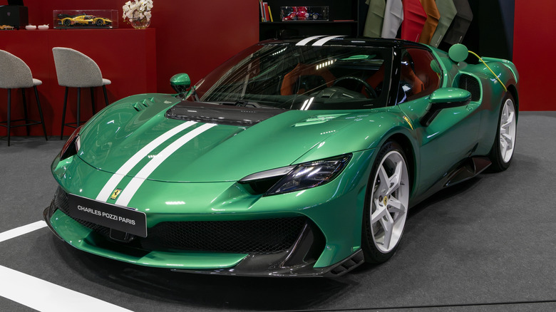 Ferrari 296 Speciale at auto show