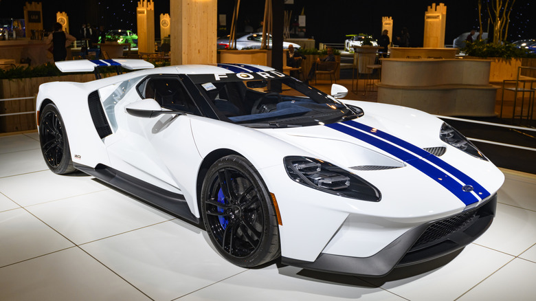 Ford GT on display at auto show