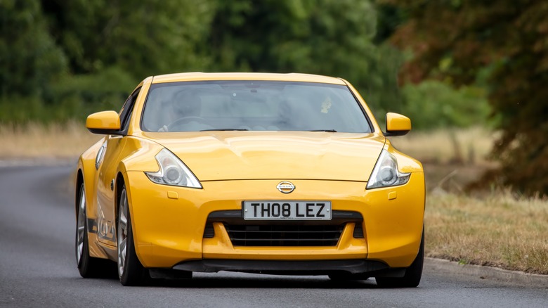 Nissan 370Z on the road
