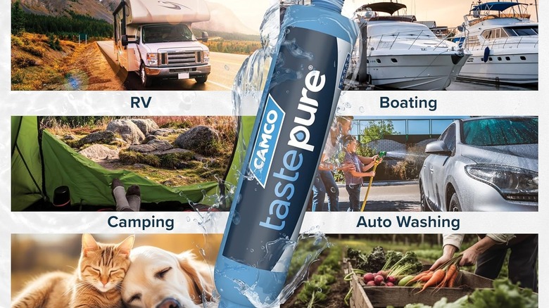 Tastepure RV inline water filter and its uses