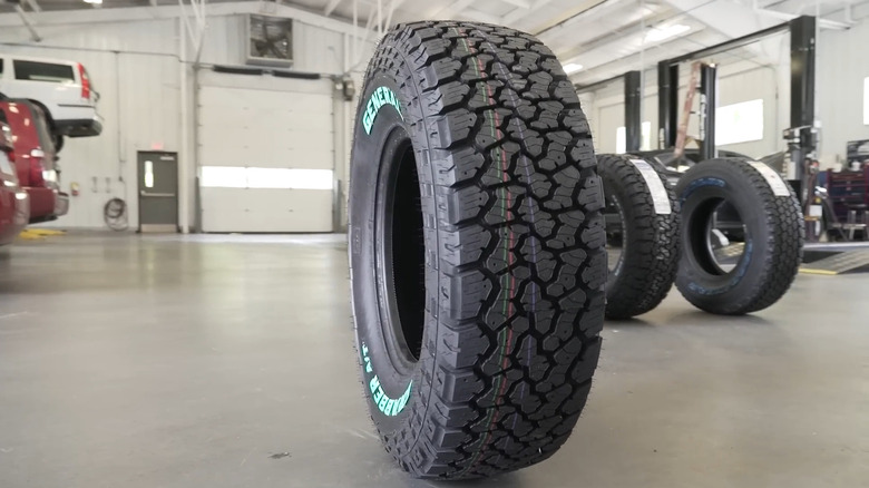 A General Grabber A/TX on display in a garage