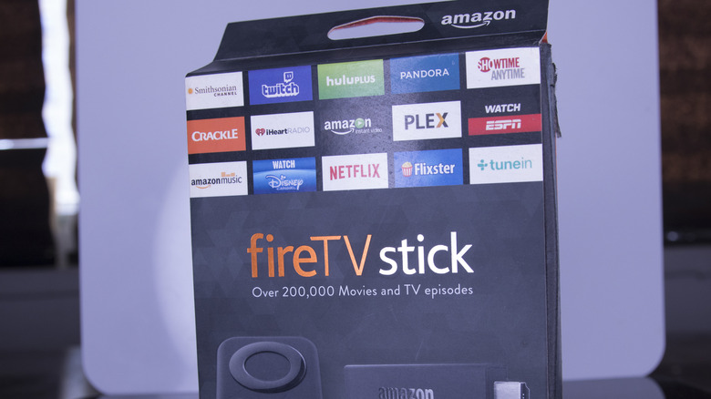 FireTv stick image on posteboard
