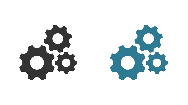 Settings icons side by side