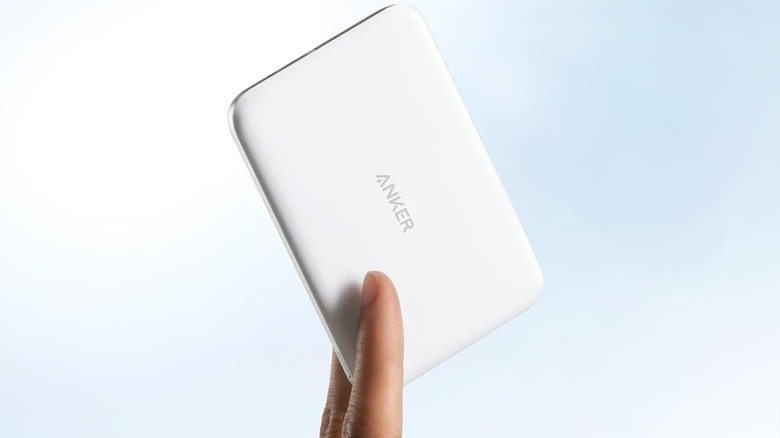 Anker Nano magnetic power bank in white