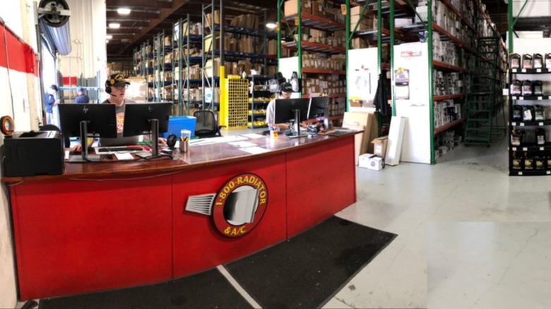 1-800-Radiator & A/C service desk in California