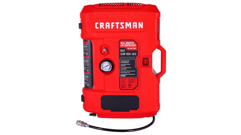 Craftsman Wall Mounted Tire Inflator and Air Compressor