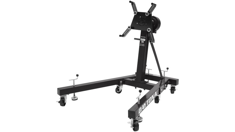 Daytona 1,500-Pound Capacity Gear-Driven Rotating Engine Stand
