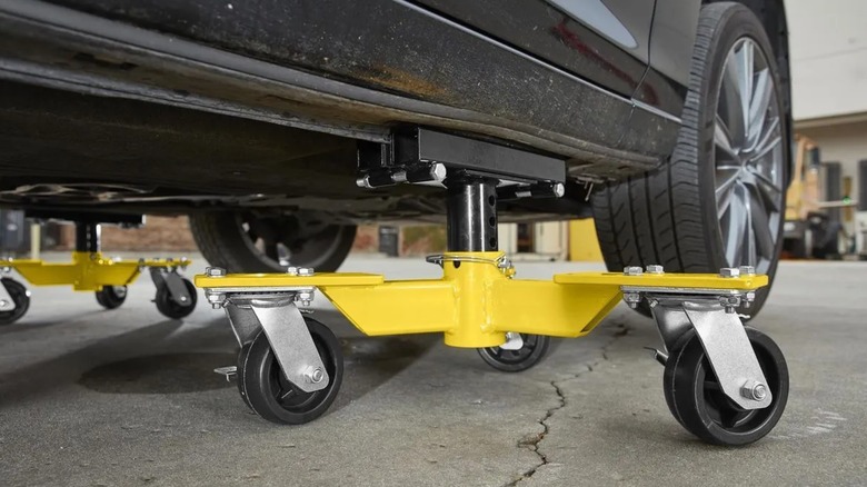 Daytona 3,600-Pound Pinch Weld Vehicle Dollies (2-Pack)