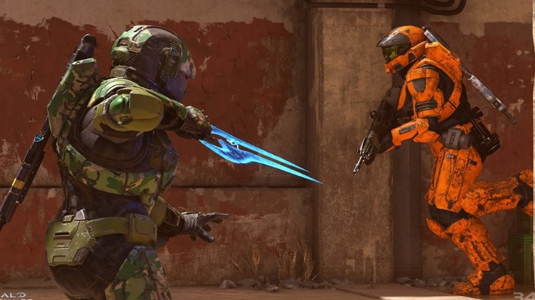 Halo multiplayer user with Energy Sword