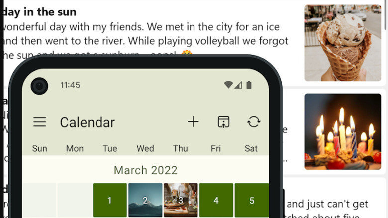 The Diarium app