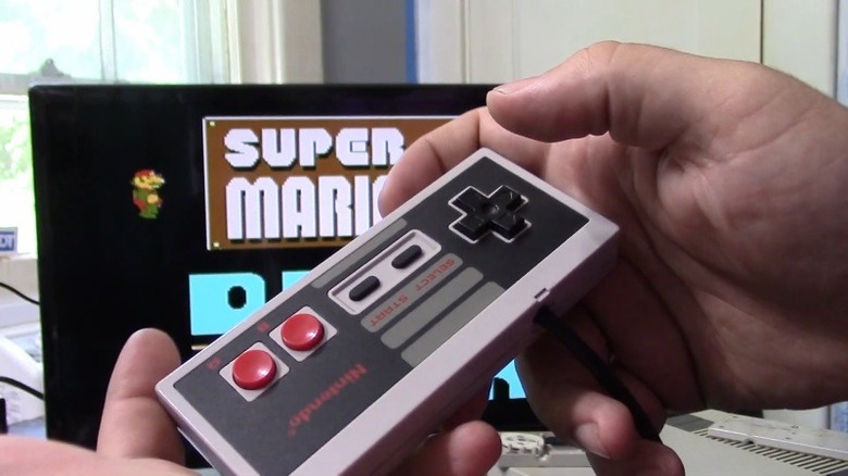 Left-handed NES controller