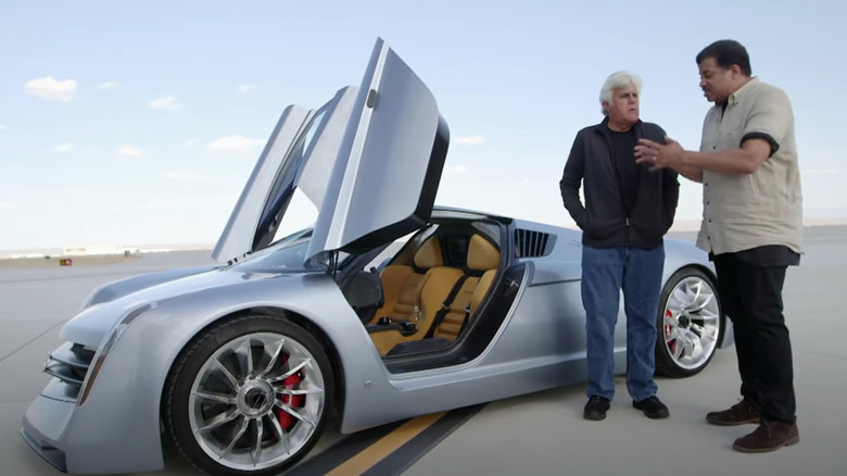 Jay Leno EcoJet Neil Degrasse Tyson