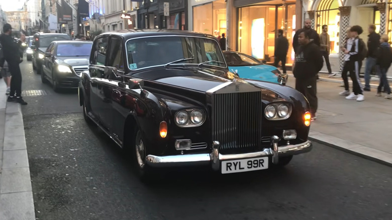 One of the Sultan of Brunei's Rolls-Royce Phantoms in London