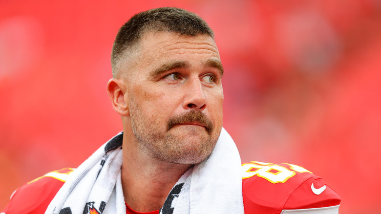 Travis Kelce at a game in 2026