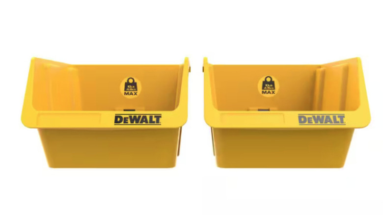 Plastic Bins (2-Pack) on display