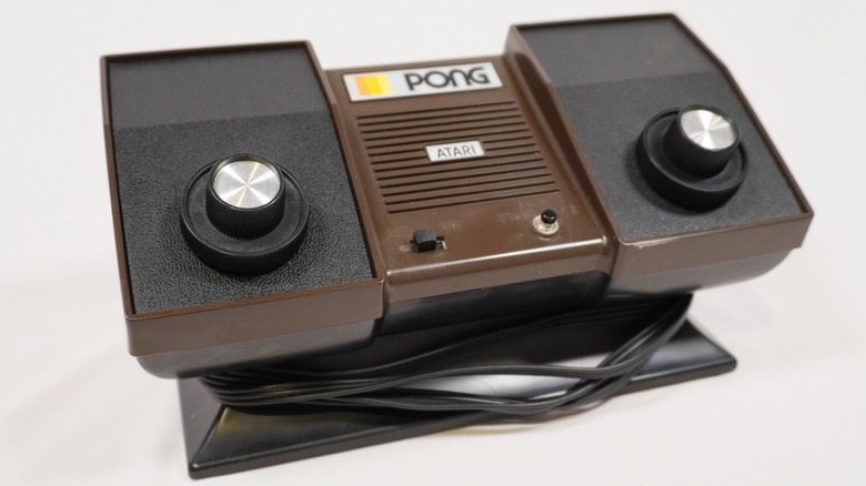 A Pong home console sold by Sears