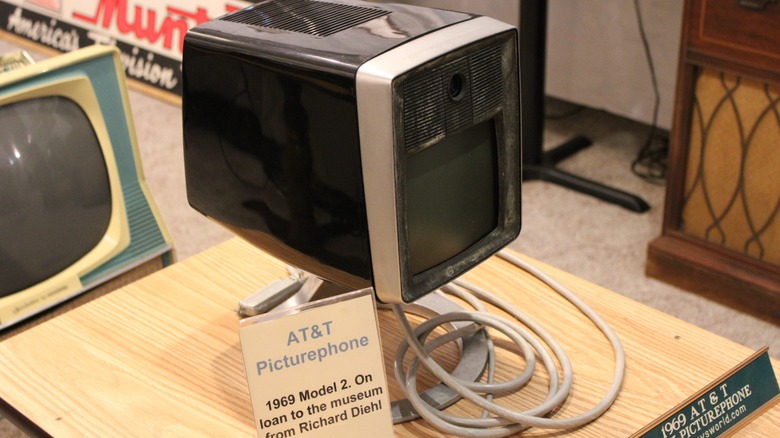 A AT&T Picturephone Model 2 on display