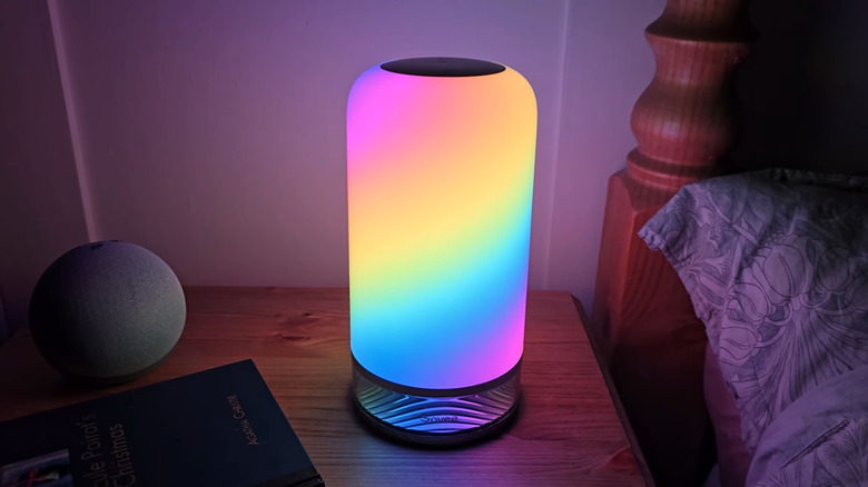 A close up of the Govee Lamp 2 smart light